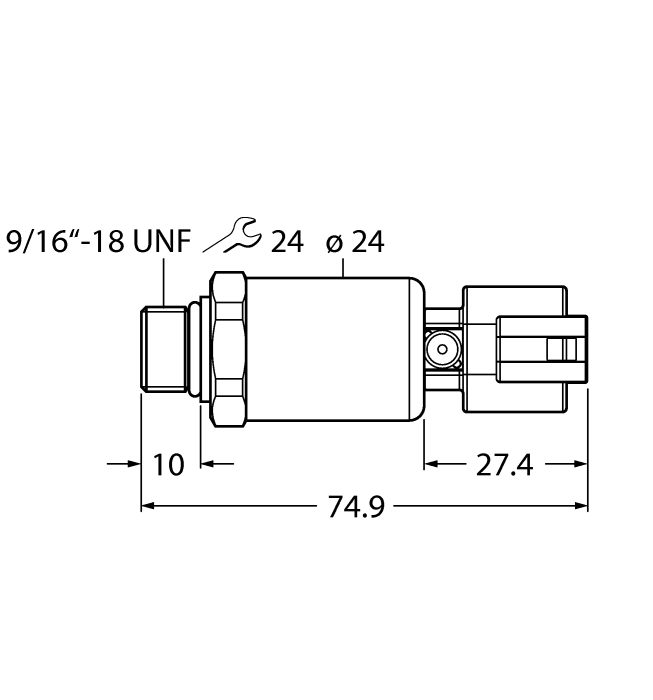 Датчик давления TURCK PT100R-2121-I2-DT043P