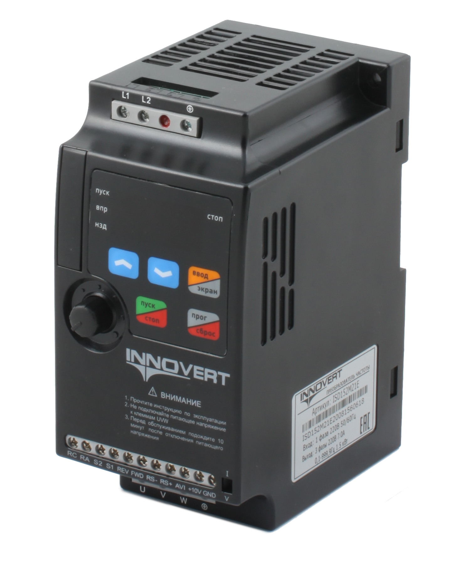 Частотный преобразователь INNOVERT IVD121B21E