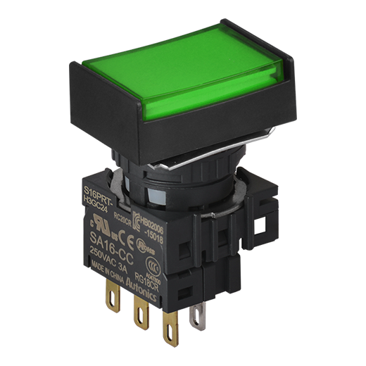 Кнопочный выключатель Autonics S16PRT-H4GC24