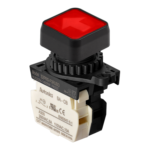 Кнопочный выключатель Autonics S2PRS-P3RUBLM