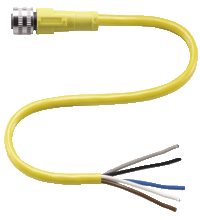 Соединительный кабель Pepperl Fuchs V15-G-YE2M-PVC