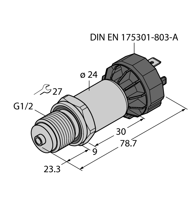 Датчик давления TURCK PT600R-2008-I2-DA91