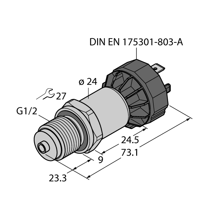 Датчик давления TURCK PT1VR-1008-U1-DA91