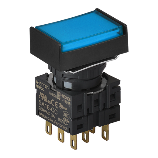 Кнопочный выключатель Autonics S16PRT-H2B3C