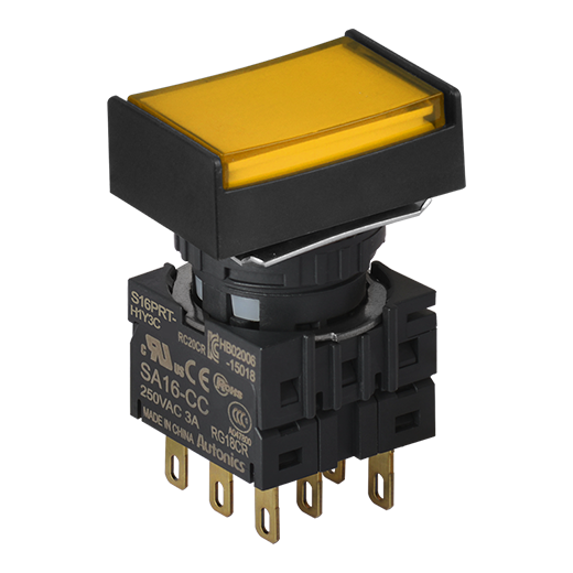 Кнопочный выключатель Autonics S16PRT-H2Y3C