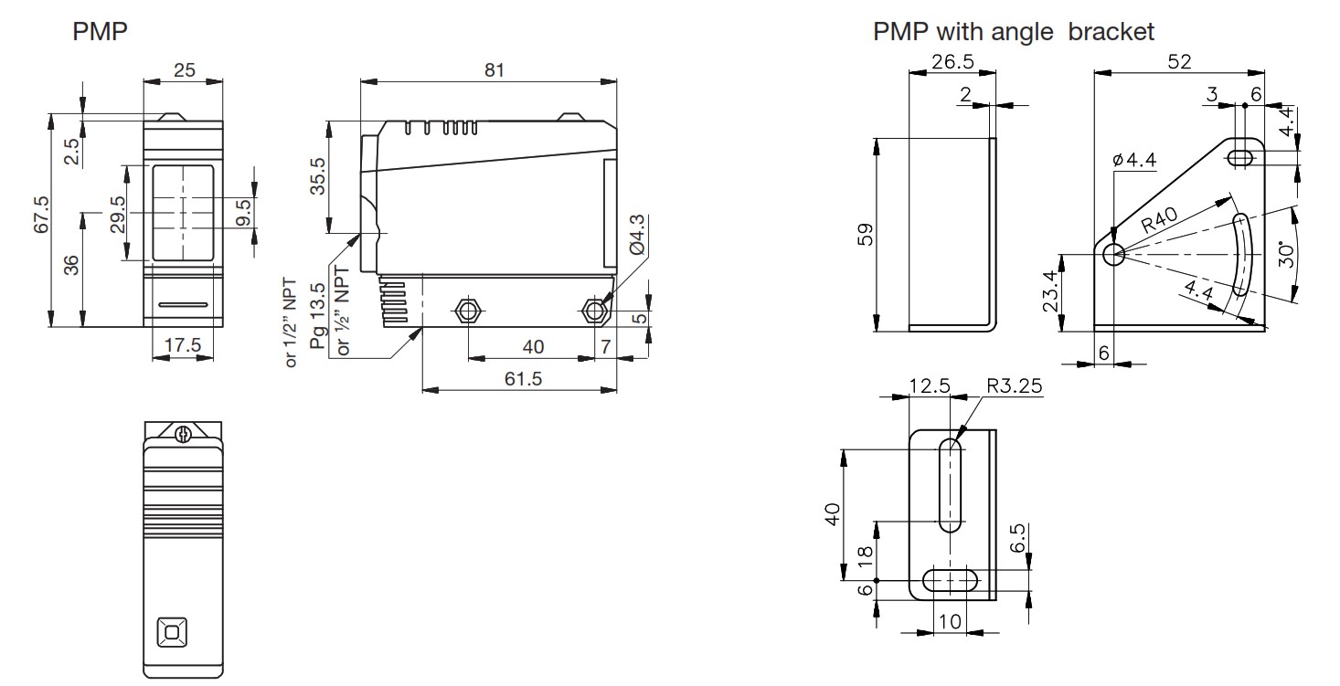Оптический датчик Carlo Gavazzi PMP6RGT
