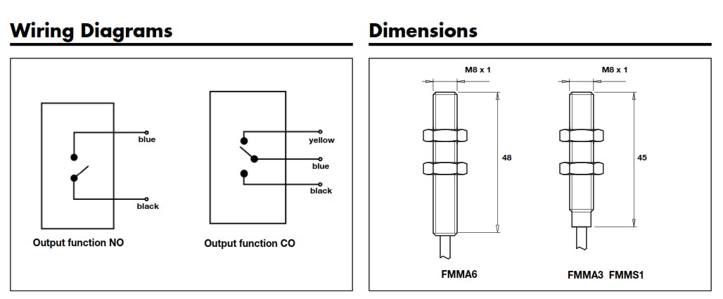 Магнитный датчик Carlo Gavazzi FMMA6