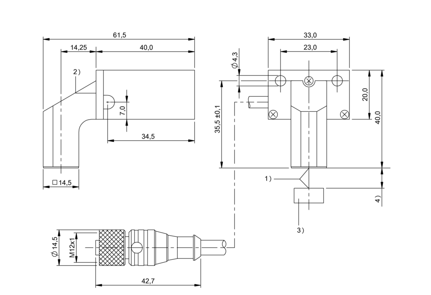 RFID головка чтения/записи Balluff BIS C-302-PU1-05