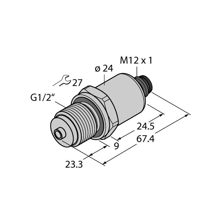 Датчик давления TURCK PT1R-1008-IX-H1143
