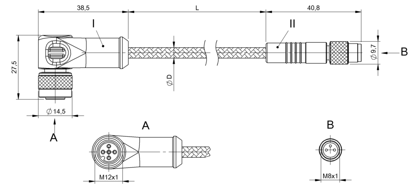 Соединительный кабель Balluff BCC W425-W313-3F-300-MW8334-015