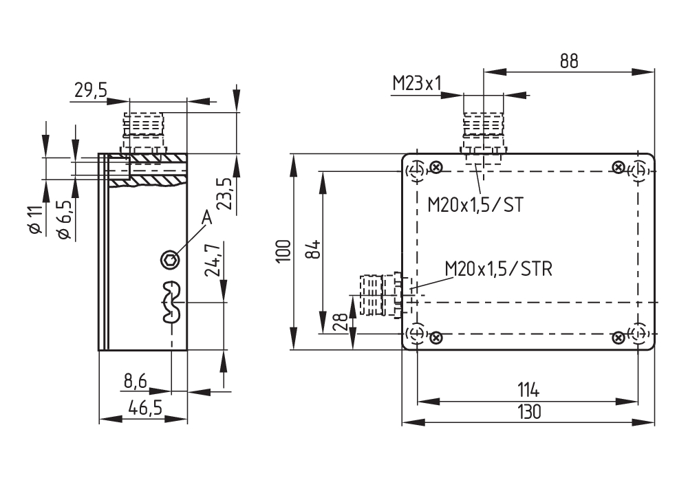 Дверной выключатель безопасности Schmersal AZM415-11/11ZPKF-24VAC/DC