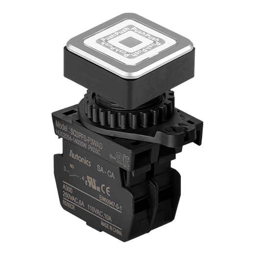 Кнопочный выключатель Autonics SQ3PFS-P3WADM