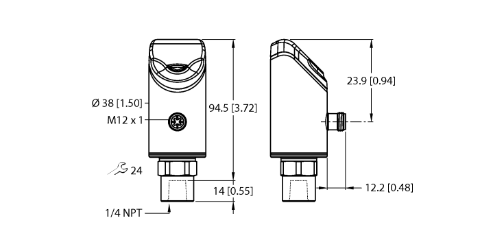 Датчик давления TURCK PS510-250-02-2UPN8-H1141