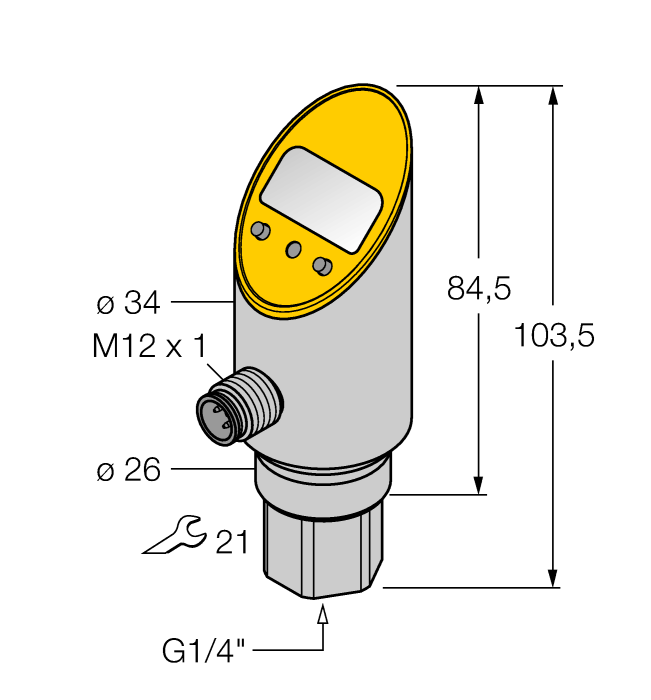Датчик давления TURCK PS040V-301-2UPN8X-H1141