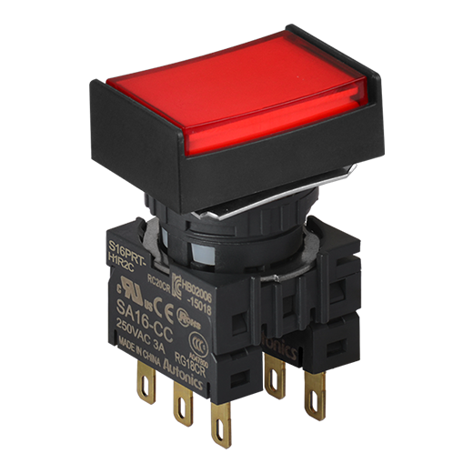 Кнопочный выключатель Autonics S16PRT-H1R2C
