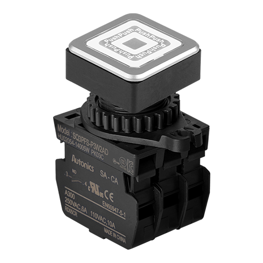 Кнопочный выключатель Autonics SQ3PFS-P3W2AD