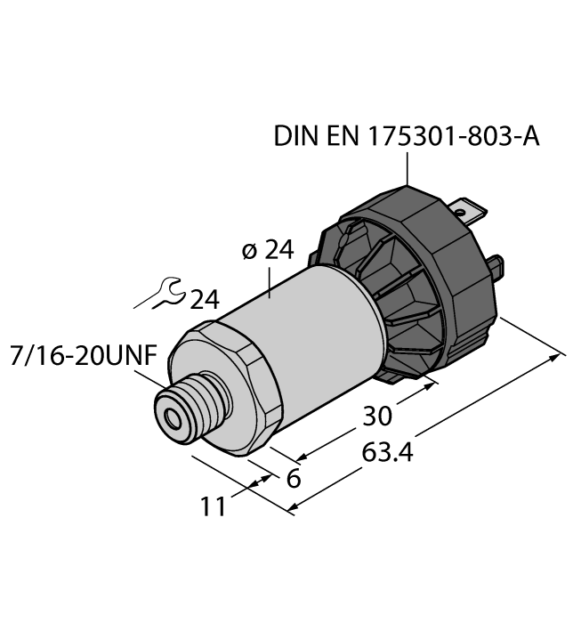 Датчик давления TURCK PT3000PSIG-2005-U1-DA91/X