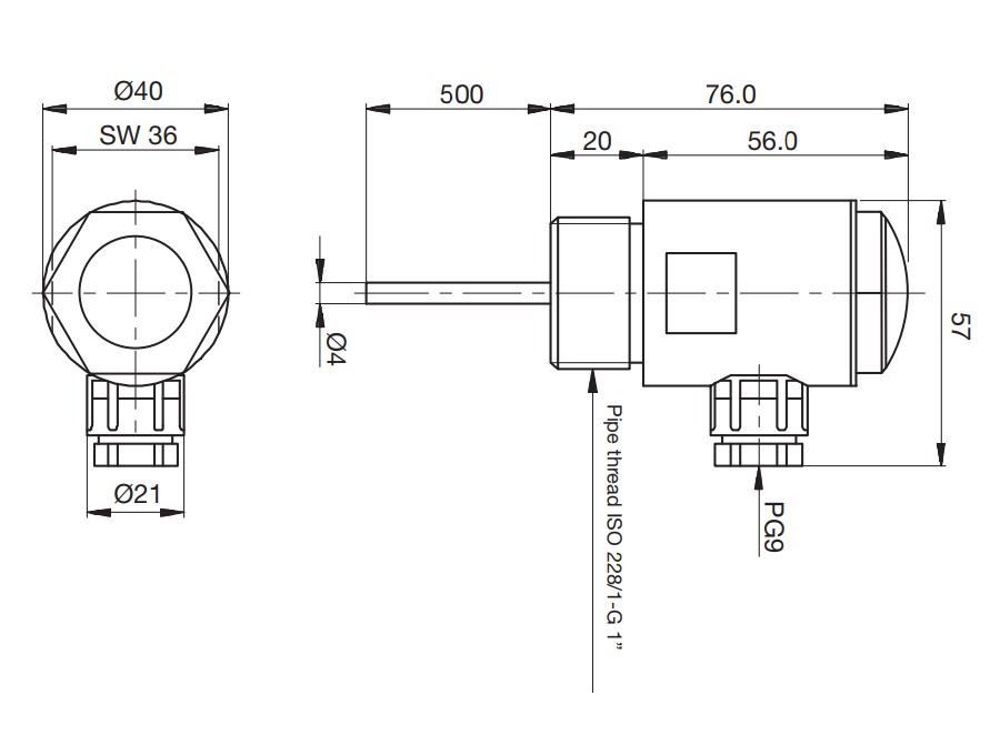 Датчик уровня Carlo Gavazzi VPC110