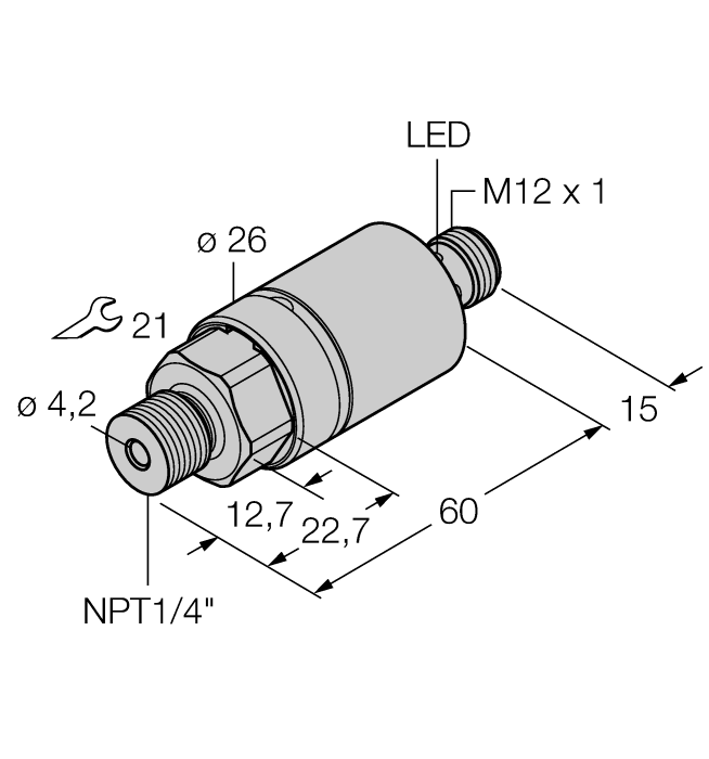 Датчик давления TURCK PC016V-203-2UPN8X-H1141