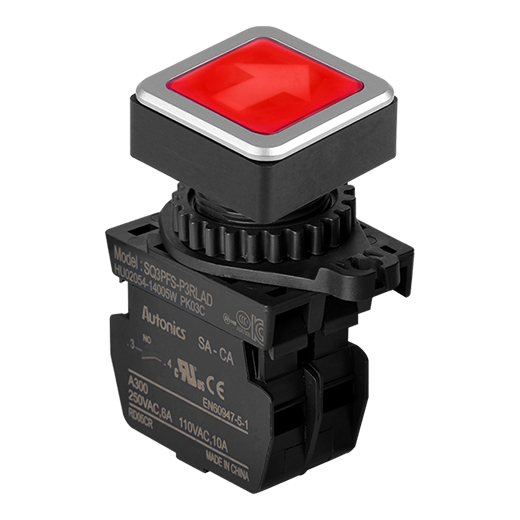 Кнопочный выключатель Autonics SQ3PFS-P3RLAD