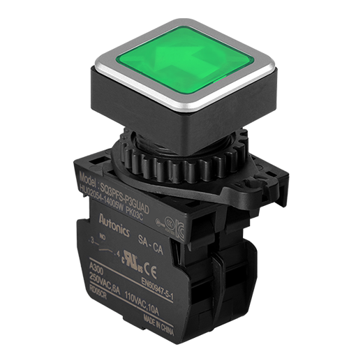 Кнопочный выключатель Autonics SQ3PFS-P3GUALM