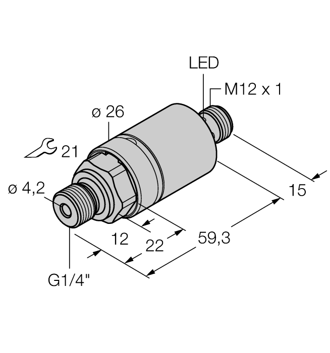 Датчик давления TURCK PC025V-204-2UPN8X-H1141