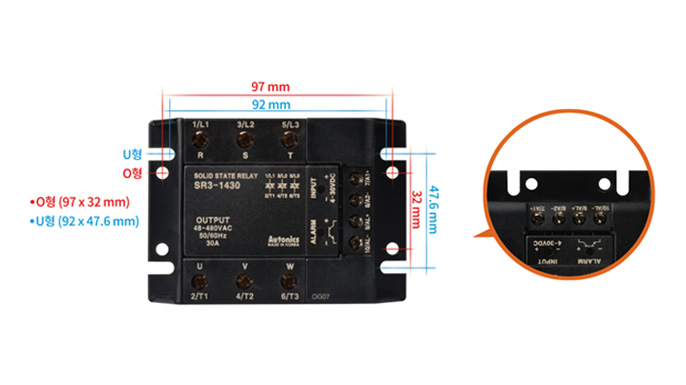 Твердотельное реле Autonics SR3-1440R