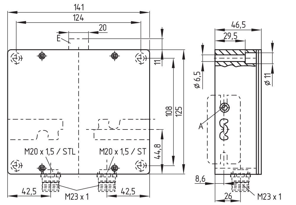 Дверной выключатель безопасности Schmersal AZM415-33ZPDKE 110 VAC