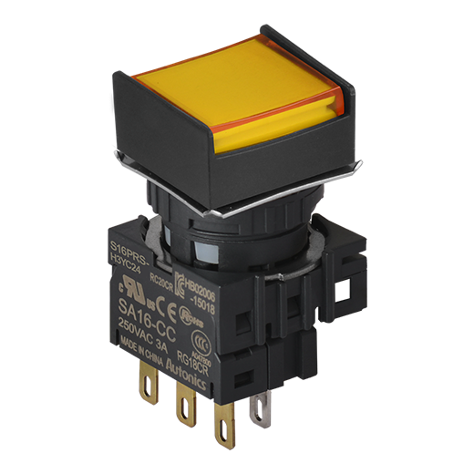 Кнопочный выключатель Autonics S16PRS-H3YC12