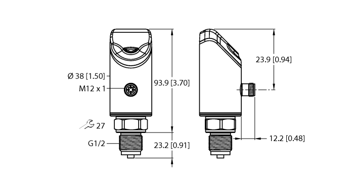 Датчик давления TURCK PS510-600-08-LI2UPN8-H1141