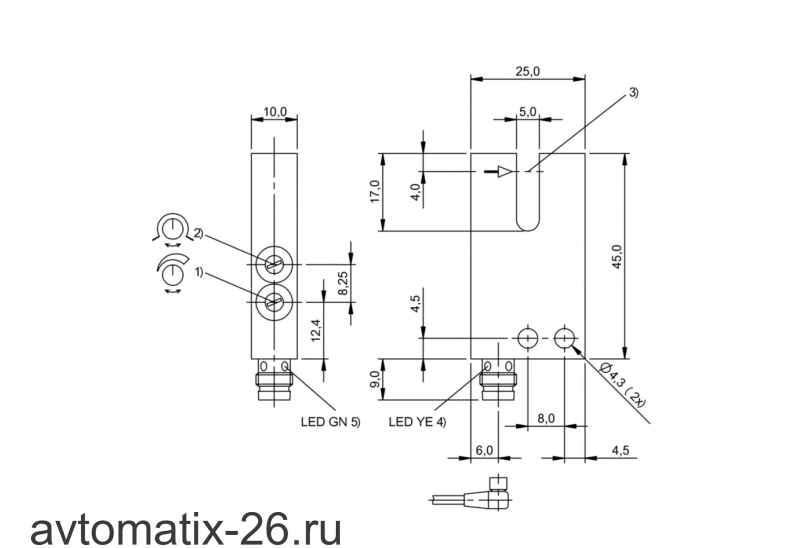 Щелевой датчик Balluff BGL 5A-008-S49