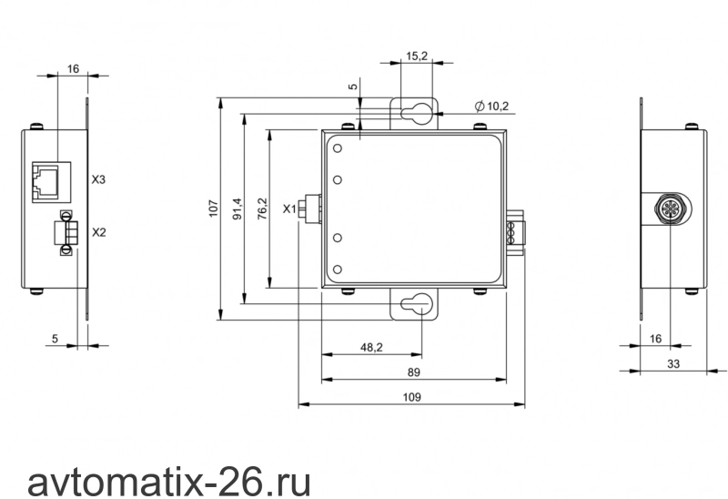 Коммуникационный модуль RFID Balluff BIS Z-GW-001-IND