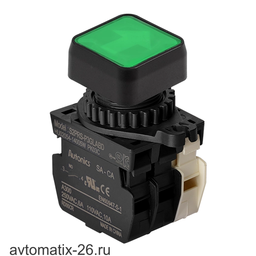 Кнопочный выключатель Autonics S2PRS-P3GLABL