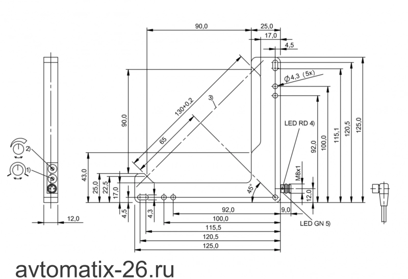 Щелевой датчик Balluff BWL 9090D-I012-S49