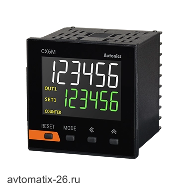 Счетчик-таймер Autonics CX6M-2P2F