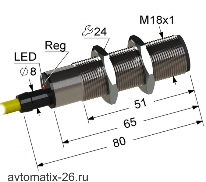 Оптический датчик Мега-К VB3C-18M80-TR100B241-Z