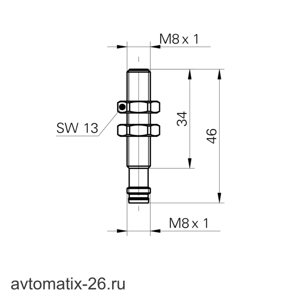 Индуктивный датчик расстояния Baumer IWRM 08U9501/S35