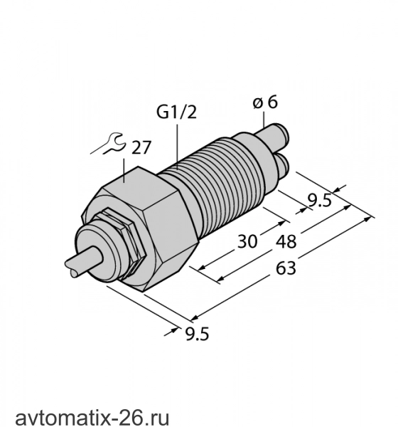 Датчик потока TURCK FCS-GL1/2A4-NAEX/A
