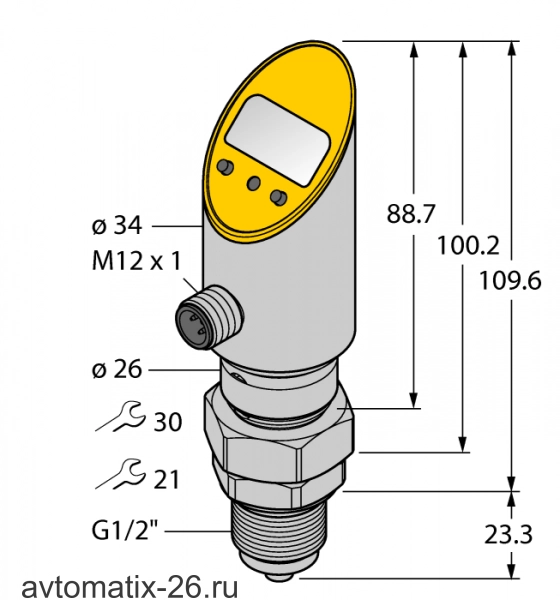 Датчик давления TURCK PS010V-508-LI2UPN8X-H1141/3GD