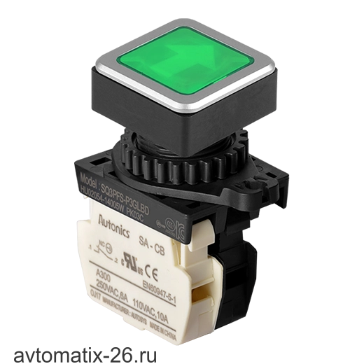 Кнопочный выключатель Autonics SQ3PFS-P3GLBL