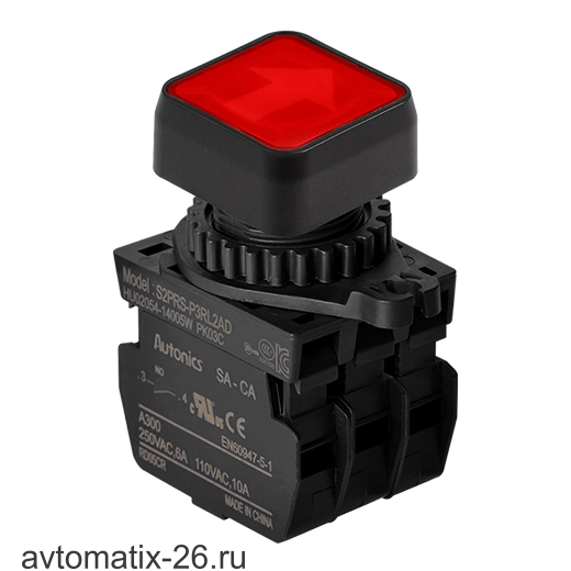 Кнопочный выключатель Autonics S2PRS-P3RL2ALM