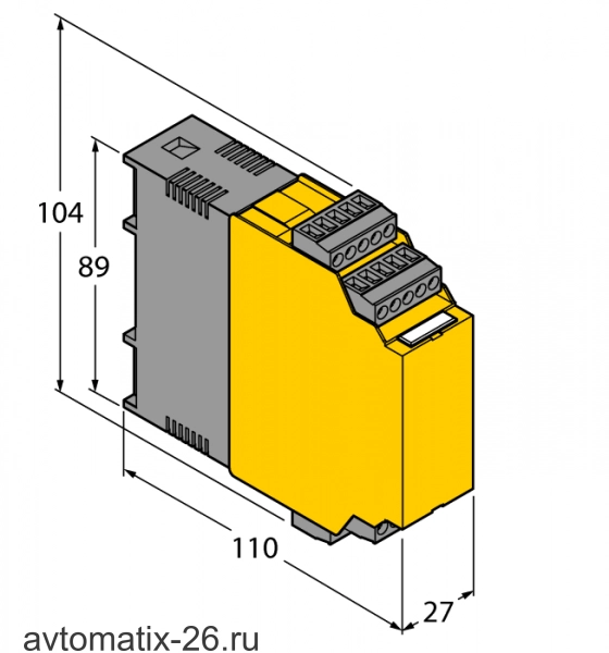 Блок обработки для датчиков потока TURCK FM-IM-3UP63X