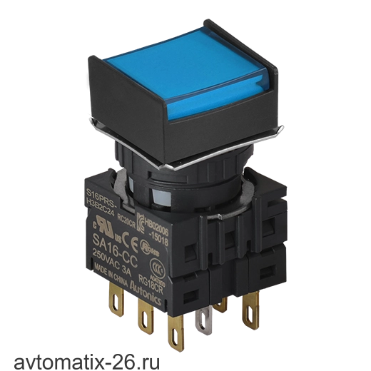 Кнопочный выключатель Autonics S16PRS-H3B2C5