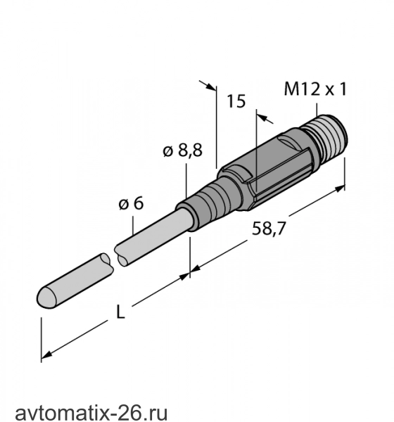 Датчик температуры TURCK TTM100C-206A-CF-LI6-H1140-L150