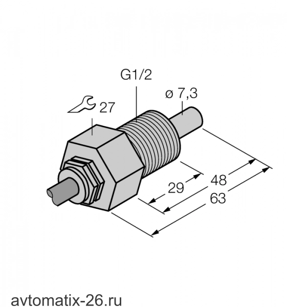 Датчик потока TURCK FCS-GL1/2A4-NAEX/D100