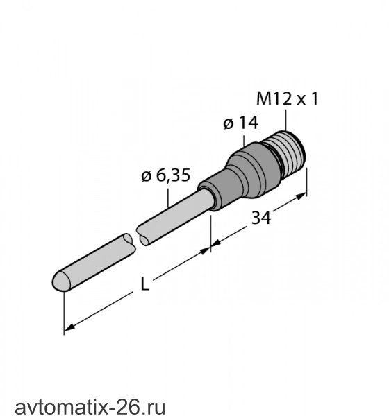 Датчик температуры TURCK TP-206.35A-CF-H1141-L100