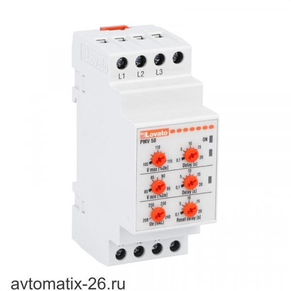Реле контроля напряжения Lovato Electric PMV50A575
