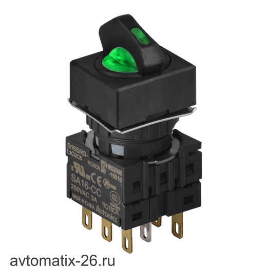 Селекторный переключатель Autonics S16SRS-L2G2C5