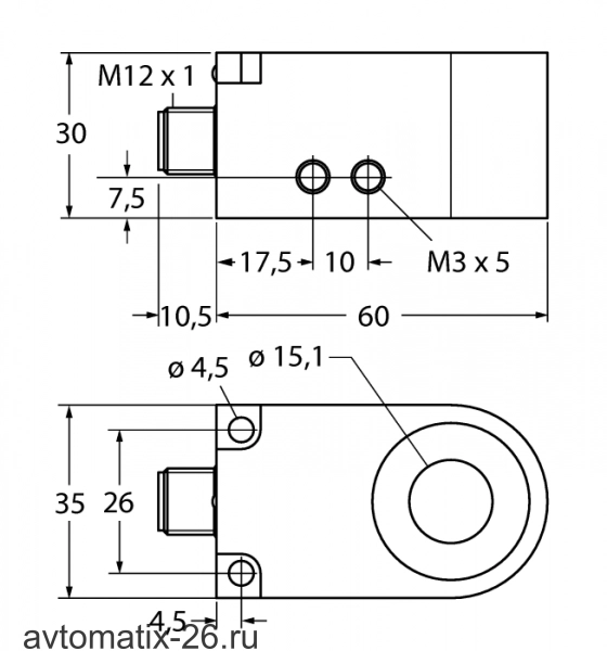 Кольцевой датчик TURCK BI15R-W30-DAN6X-H1141
