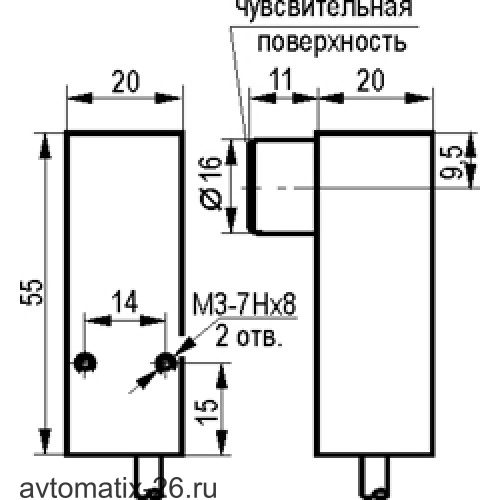 Индуктивный датчик расстояния ТЕКО ISAB I17A-43P-5-P